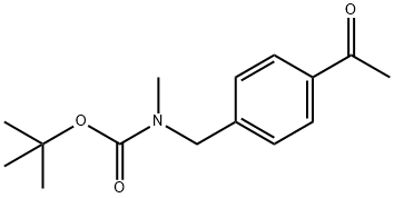 tert-Butyl 4-acetylbenzyl(methyl)carbamate Struktur