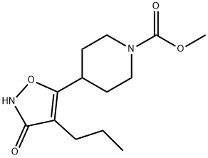 Methyl 4-(4-ethyl-3-hydroxyisoxazol-5-yl)piperidine-1-carboxylate Struktur