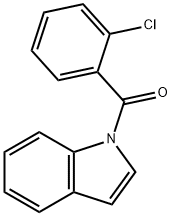 (2-Chlorophenyl)(1H-indol-1-yl)methanone Struktur