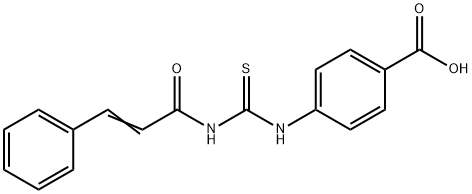 4-(3-CINNAMOYL-2-THIOUREIDO)BENZOIC ACID Struktur