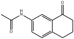 N-(8-Oxo-5,6,7,8-tetrahydronaphthalen-2-yl)acetamide Struktur