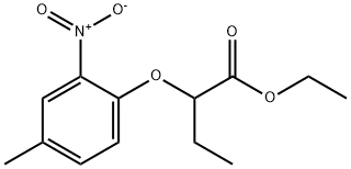 ethyl 2-(4-methyl-2-nitrophenoxy)butanoate Struktur