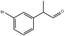 2-(3-Bromophenyl)propanal Struktur