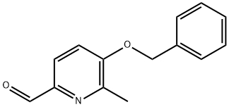 5-(Benzyloxy)-6-methylpicolinaldehyde Struktur