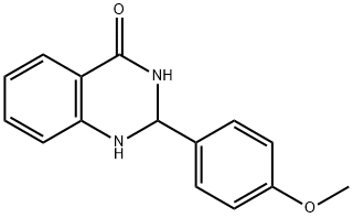 1,2-DIHYDRO-2-(4-METHOXYPHENYL)-4(3H)-QUINAZOLINONE Struktur