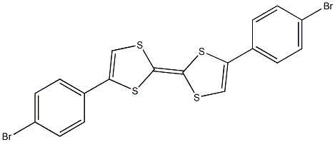 4,4'-BIS(4-BROMOPHENYL)TETRATHIAFULVALENE Struktur