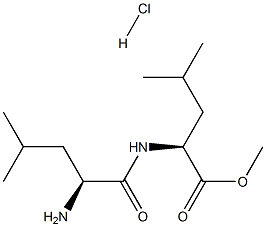 L-Leucyl-L-Leucine methyl ester (hydrochloride) Struktur