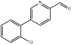 5-(2-Chlorophenyl)picolinaldehyde Struktur