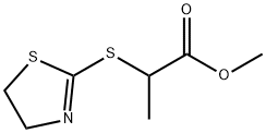 methyl 2-((4,5-dihydrothiazol-2-yl)thio)propanoate Struktur