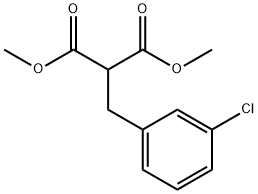 dimethyl 2-(3-chlorobenzyl)malonate Struktur