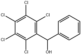 2,3,4,5,6-PENTACHLOROBENZHYDROL Struktur