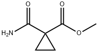 1-Carbamoyl-cyclopropanecarboxylic acid methyl ester Struktur