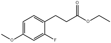 Ethyl 3-(2'-Fluoro-4'-Methoxyphenyl)Propionate Struktur