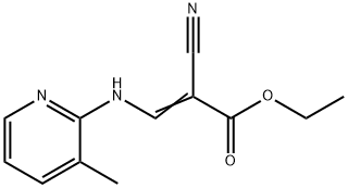 ethyl 2-cyano-3-((3-methylpyridin-2-yl)amino)acrylate(WXG01879) Struktur