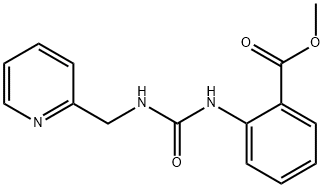 methyl 2-(3-(pyridin-2-ylmethyl)ureido)benzoate Struktur