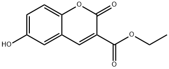 Ethyl 6-hydroxy-2-oxo-2H-chromene-3-carboxylate Struktur