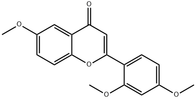 -Trimethoxyflavone Struktur