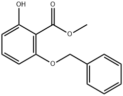 Methyl 2-(benzyloxy)-6-hydroxybenzoate Struktur