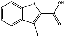 3-Iodobenzo[b]thiophene-2-carboxylic acid Struktur