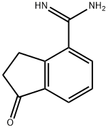 1-OXO-2,3-DIHYDRO-1H-INDENE-4-CARBOXIMIDAMIDE(WXG00352) Struktur