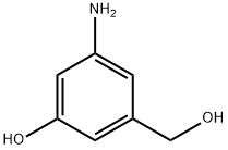 3-Amino-5-(hydroxymethyl)phenol Struktur