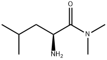 S-2-Amino-4-methyl-pentanoic acid dimethylamide Struktur