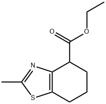 ethyl 2-methyl-4,5,6,7-tetrahydrobenzo[d]thiazole-4-carboxylate Struktur