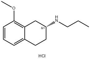 (R)-8-methoxy-N-propyl-2-aminotetraline hydrochloride Struktur