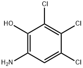 6-Amino-2,3,4-trichlorophenol Struktur