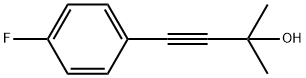 4-(4-Fluorophenyl)-2-methylbut-3-yn-2-ol Struktur