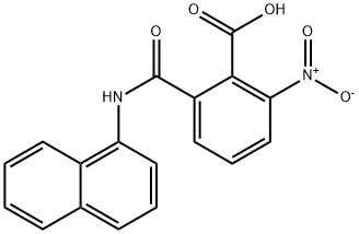 N-(1-NAPHTHYL)-6-NITROPHTHALAMIC ACID Struktur