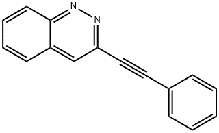 3-(Phenylethynyl)cinnoline Struktur