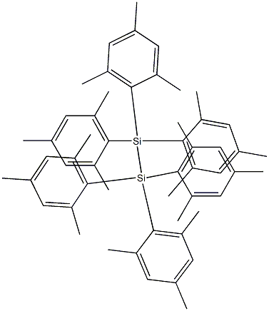 Disilane, hexakis(2,4,6-trimethylphenyl)-