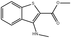 Methyl 3-(methylamino)benzo[b]thiophene-2-carboxylate Structure