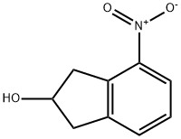 4-nitro-2,3-dihydro-1H-inden-2-ol Struktur