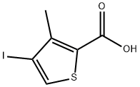 4-Iodo-3-methylthiophene-2-carboxylic acid Struktur