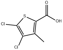 4,5-Dichloro-3-methylthiophene-2-carboxylic acid Struktur