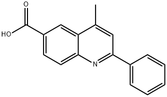 4-Methyl-2-phenylquinoline-6-carboxylic acid Struktur