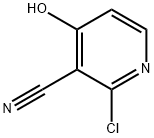 2-choro-4-hydroxy-3-pyridinecarbonitrile Struktur