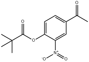 4-ACETYL-2-NITROPHENYL PIVALATE Struktur