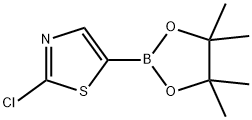 2-chlorothiazol-5-ylboronic acid pinacol ester Struktur