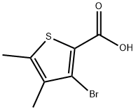 3-Bromo-4,5-dimethylthiophene-2-carboxylic acid Struktur