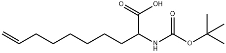 (R)-N-Boc-2-(7'-octenyl)glycine Struktur