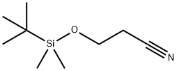 3-[[(1,1-dimethylethyl)dimethylsilyl]oxy]Propanenitrile Struktur