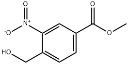 methyl 4-(hydroxymethyl)-3-nitrobenzoate Struktur