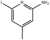 6-Iodo-4-methylpyridin-2-amine Struktur