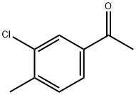 1-(3-Chloro-4-methylphenyl)ethanone Struktur