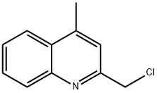 2-(Chloromethyl)-4-methylquinoline Struktur