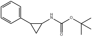 (2-苯基環(huán)丙基)氨基甲酸叔丁酯, 92644-77-4, 結(jié)構(gòu)式