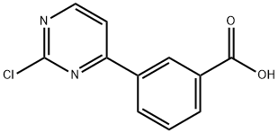 3-(2-chloro-4-pyrimidinyl)-Benzoicacid Struktur